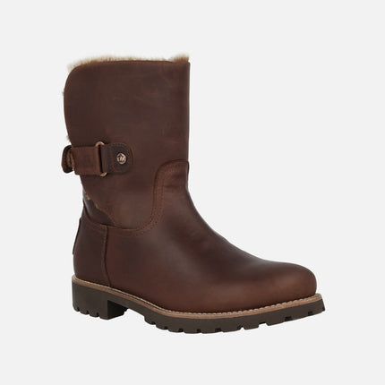 Botas de piel Felia Travel con forro interior de pelo