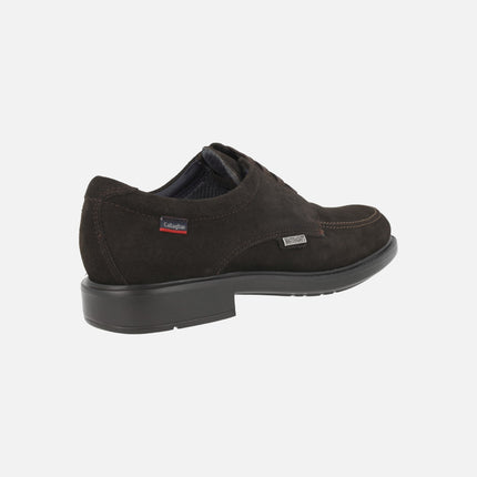 Zapatos de piel con cordones y membrana Wateradapt