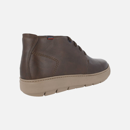 Botas de piel con cordones y suela Extra light