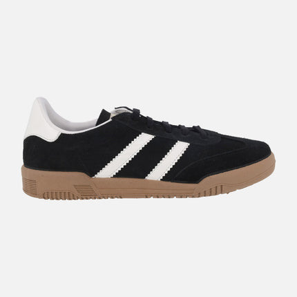 Zapatillas deportivas para hombre en serraje con piso caramelo