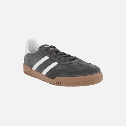 Zapatillas deportivas para hombre en serraje con piso caramelo