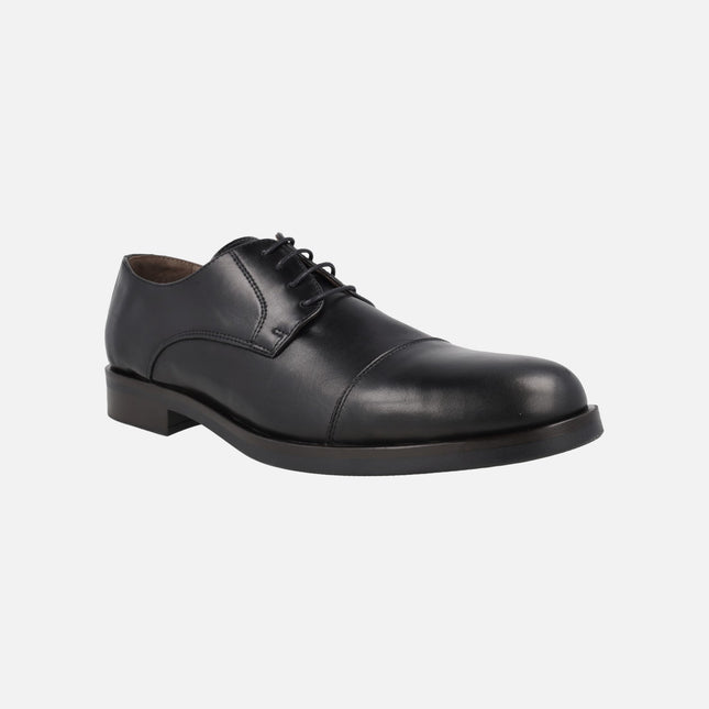 Zapatos clásicos de cordones con puntera recta