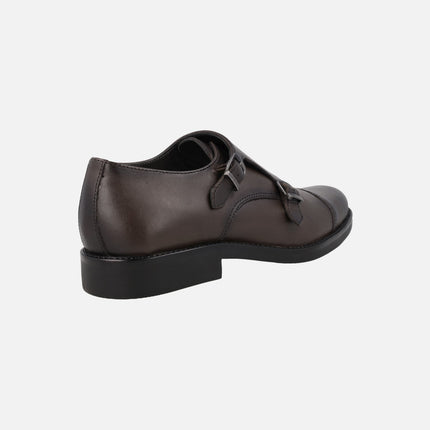 Zapatos de piel para hombre con hebillas
