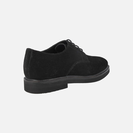 Zapatos estilo blucher para hombre en piel serraje