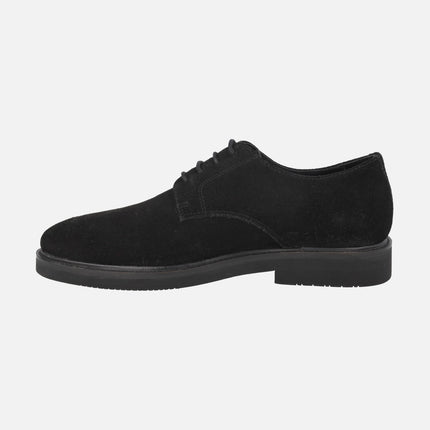 Zapatos estilo blucher para hombre en piel serraje