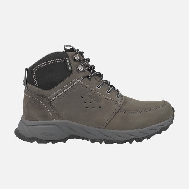 Botas de cordones para hombre en nobuck gris Montreal 03 Gore tex
