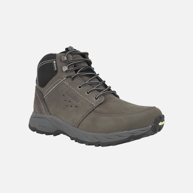 Botas de cordones para hombre en nobuck gris Montreal 03 Gore tex