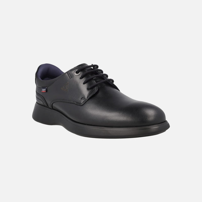 Zapatos de piel con cordones para hombre con sistema de calzado fácil