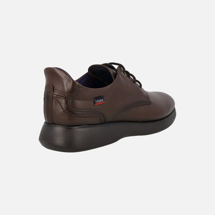 Zapatos de piel con cordones para hombre con sistema de calzado fácil