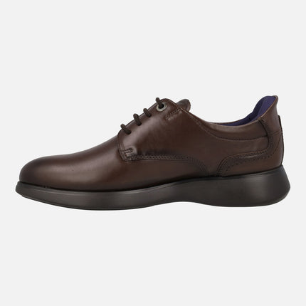 Zapatos de piel con cordones para hombre con sistema de calzado fácil