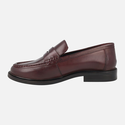 Mocasines clásicos con antifaz para mujer