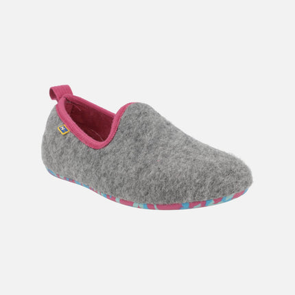 Zapatillas de casa para mujer Dinamic con suela multicolor