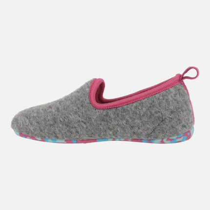 Zapatillas de casa para mujer Dinamic con suela multicolor