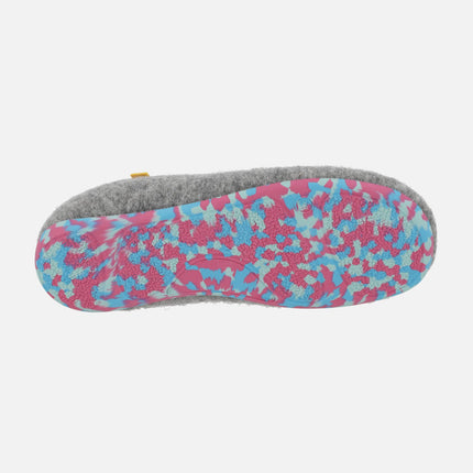 Zapatillas de casa para mujer Dinamic con suela multicolor