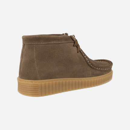 Botines para hombre estilo wallabee en serraje modelo ANT