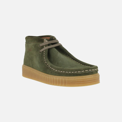 Botines para hombre estilo wallabee en serraje modelo ANT