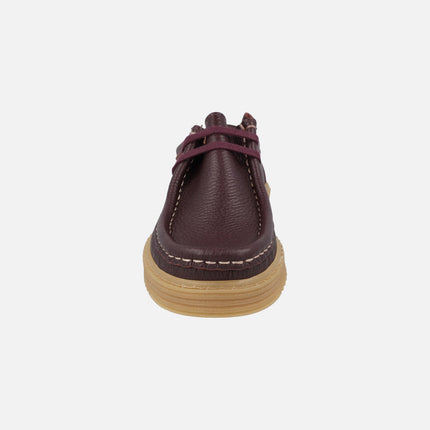 Zapatos de piel con cordones estilo wallabee modelo Moth