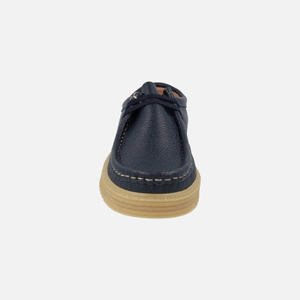 Zapatos de piel con cordones estilo wallabee modelo Moth