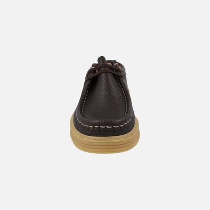 Zapatos de piel estilo wallabee para hombre modelo Moth