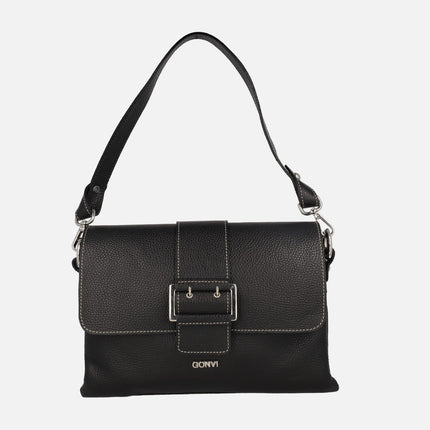 Bolsos de piel Gonvi con asa para hombro y bandolera