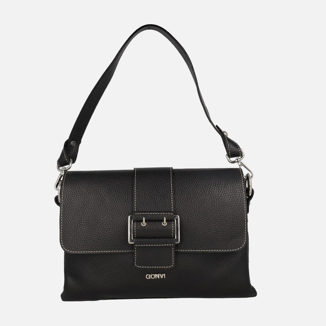 Bolsos de piel Gonvi con asa para hombro y bandolera