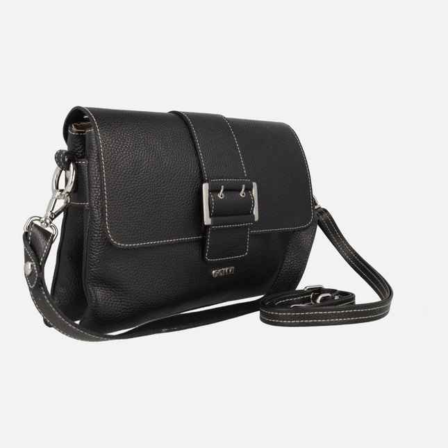 Bolsos de piel Gonvi con asa para hombro y bandolera