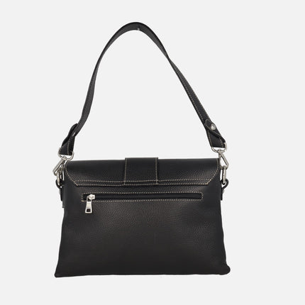 Bolsos de piel Gonvi con asa para hombro y bandolera