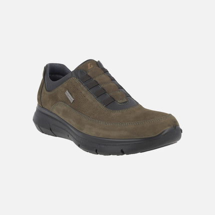 Zapatos deportivos Waterproof para hombre en piel nobuck