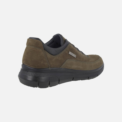 Zapatos deportivos Waterproof para hombre en piel nobuck