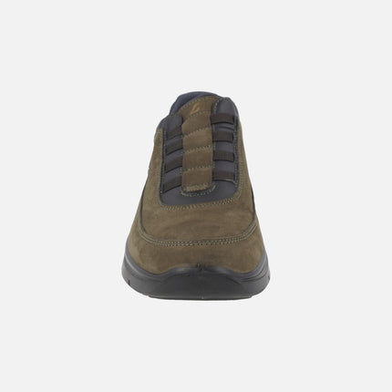 Zapatos deportivos Waterproof para hombre en piel nobuck