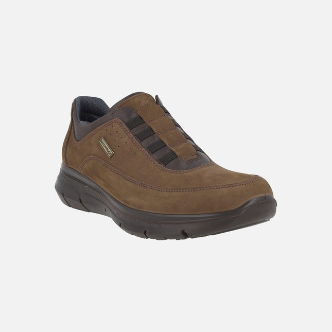 Zapatos deportivos Waterproof para hombre en piel nobuck