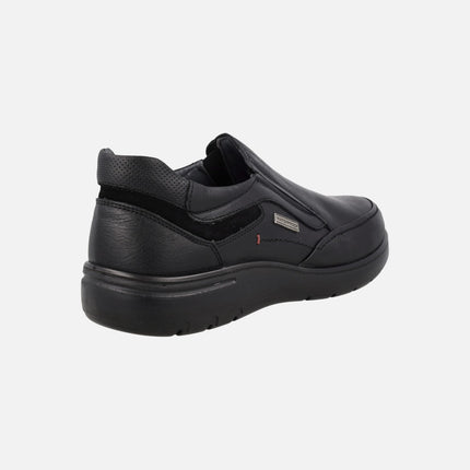 Mocasines de piel para hombre con sistema Waterproof