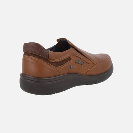 Mocasines de piel para hombre con sistema Waterproof