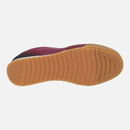 Zapatillas deportivas Muse en combinado burdeos