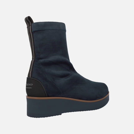 Botines Burano de ante strech con Water repellent