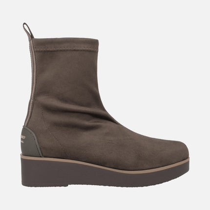 Botines Burano de ante strech con Water repellent