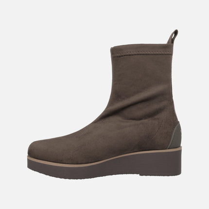 Botines Burano de ante strech con Water repellent