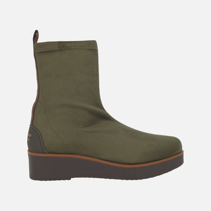 Botines Burano de ante strech con Water repellent