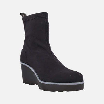 Botines de cuña en licra Water repelent Hita