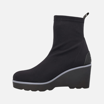 Botines de cuña en licra Water repelent Hita