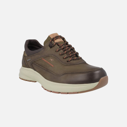 Deportivos para hombre Triton en combinado kaki con membrana impermeable