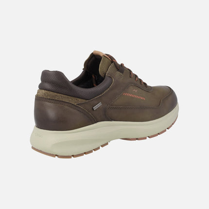 Deportivos para hombre Triton en combinado kaki con membrana impermeable