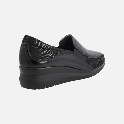 Mocasines confort con elásticos laterales para mujer