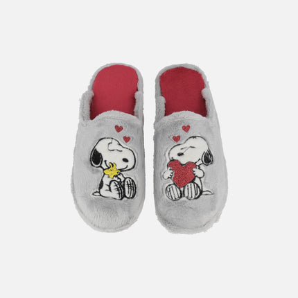 Zapatillas de casa descalzas para mujer con diseño de Snoopy