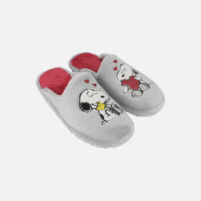 Zapatillas de casa descalzas para mujer con diseño de Snoopy