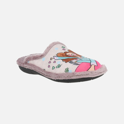 Zapatillas descalzas para mujer con frase Hoy me Levanto con alegría