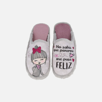 Zapatillas de casa para mujer No sabia qué ponerme y me puse FELIZ
