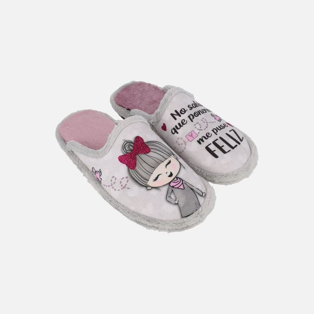 Zapatillas de casa para mujer No sabia qué ponerme y me puse FELIZ