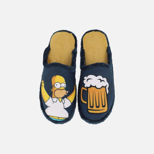 Zapatillas de casa descalzas para hombre Homer Simpson