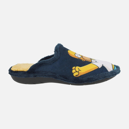 Zapatillas de casa descalzas para hombre Homer Simpson